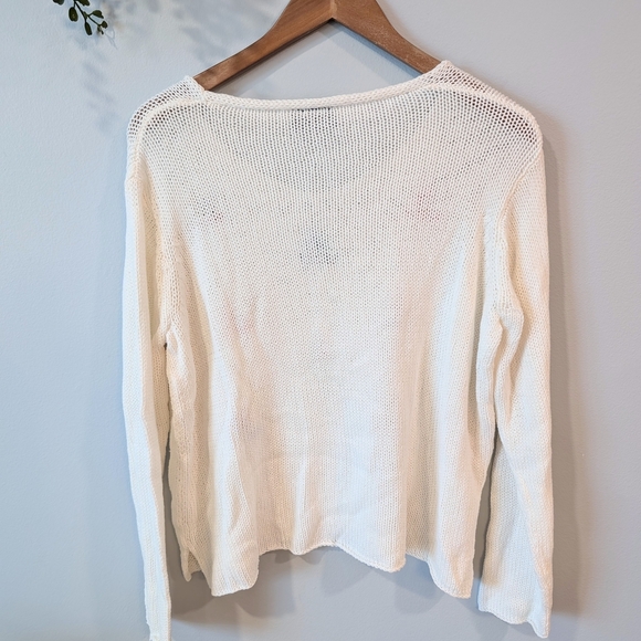 Wooden Ships Cream Knit Sweater - Picture 5 of 7